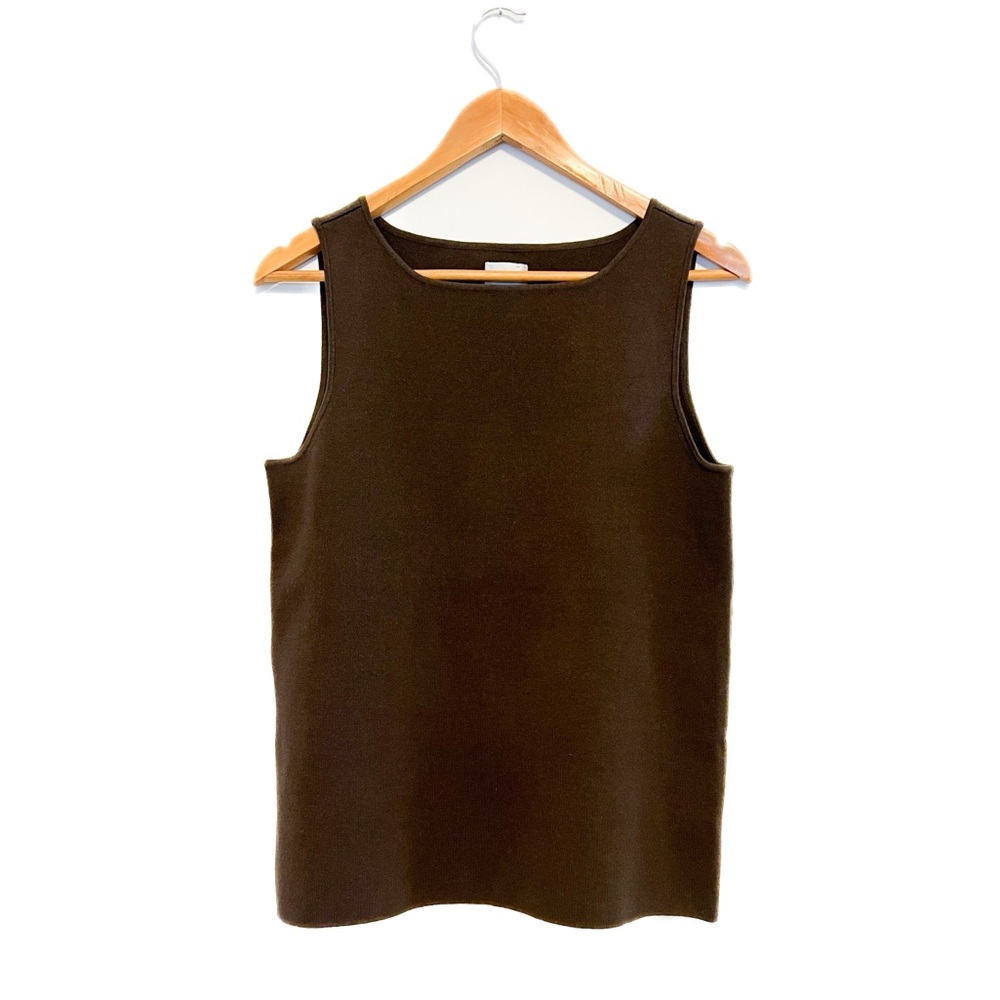Dark Brown Knit Tank